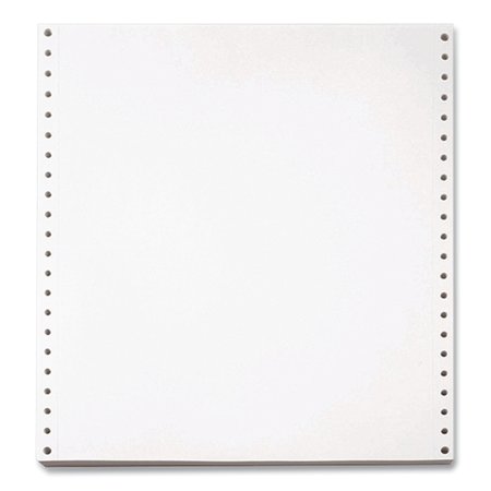 WILLAMETTE Blank Continuous Paper, 1-Part, 20 lb Bond Weight, 9.5 x 5.5, White, PK5400, 5400PK 955027